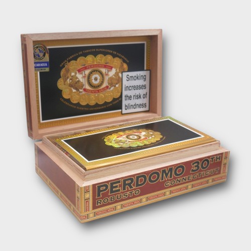 Perdomo 30th Anniversary Connecticut Robusto Cigar - Box of 30