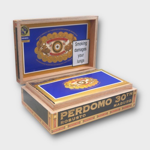 Perdomo 30th Anniversary Maduro Robusto Cigar - Box of 30