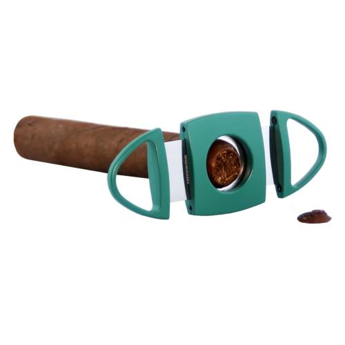 Adorini Oval Cigar Cutter - Green (ADO187)