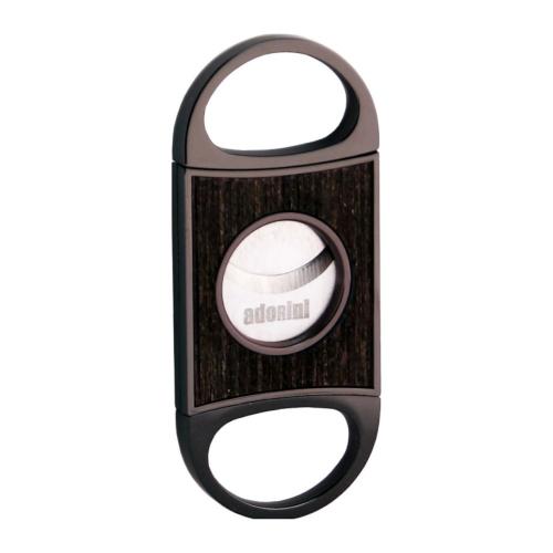 Adorini Fusion Double Blade Cutter - Gun Metal Oak (ADO181)