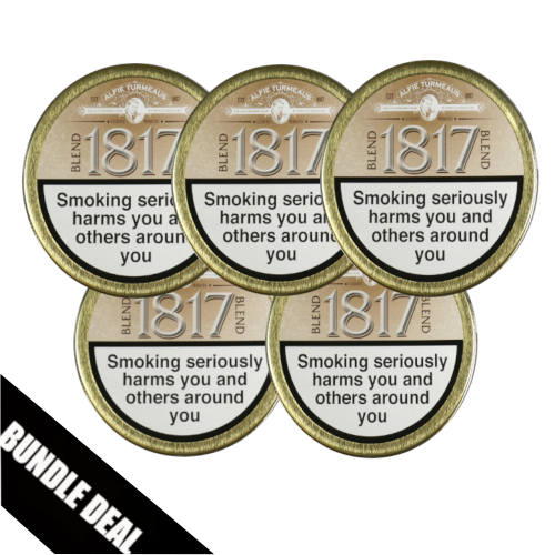 BUNDLE DEAL - Turmeaus 1817 Blend Pipe Tobacco - 5 x 50g Tin
