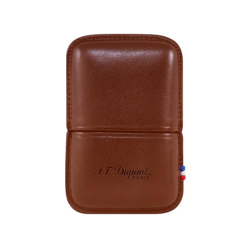 ST Dupont Lighter Case - Ligne 2 - Brown Leather