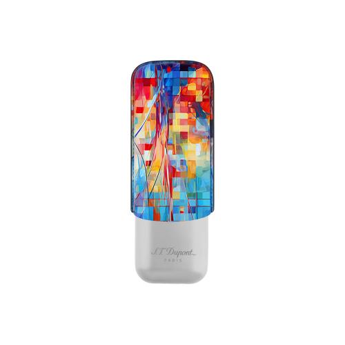 ST Dupont Cigar Case - Graff\'ty - Holds 2 Cigars
