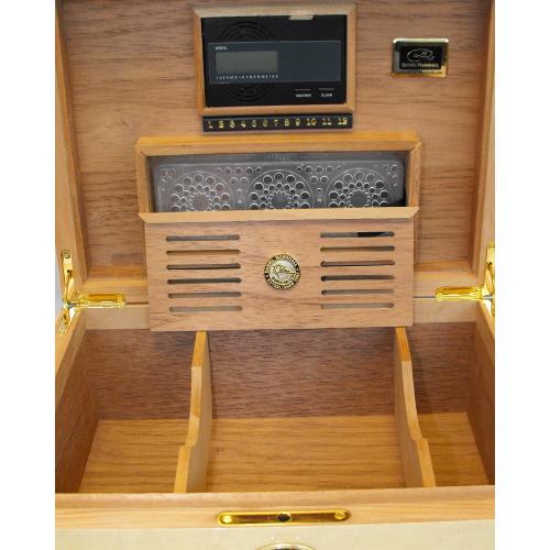 Daniel Marshall Maple Humidor - 100 Cigar Capacity