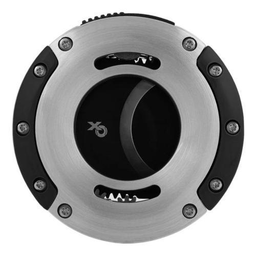 Xikar XO Double Guillotine Cigar Cutter - Silver with Black Blades