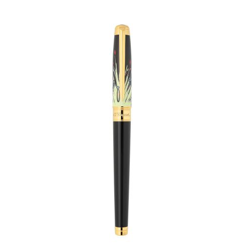 ST Dupont Rollerball Pen - Ligne D Eternity - DC Comics Harley Quinn - Yellow Gold
