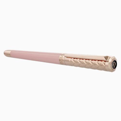 ST Dupont Rollerball Pen - Libert&Atilde;&copy; - Pink Lacquer & Rose Gold