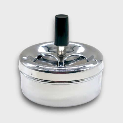 Chrome Spinning Ashtray