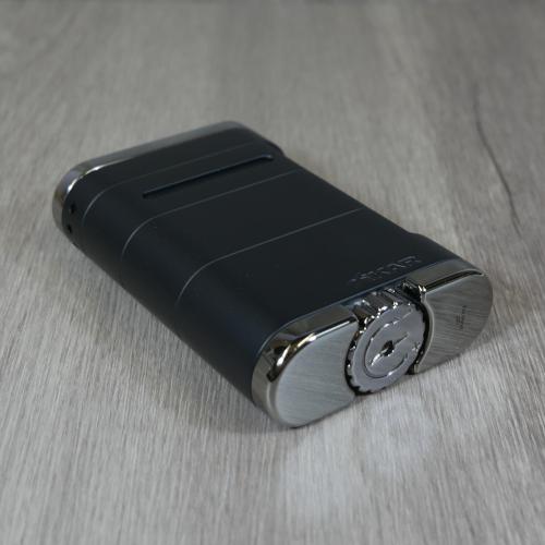 Xikar Allume Triple Jet Table Top Lighter - Black
