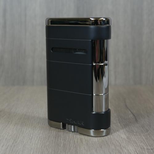 Xikar Allume Triple Jet Table Top Lighter - Black