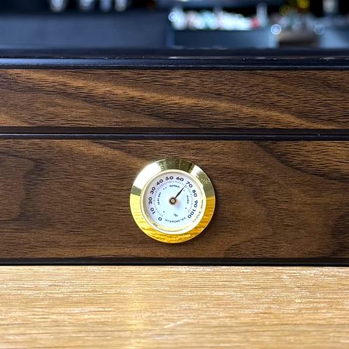 Houston Walnut Humidor Glass Window - 20 Capacity