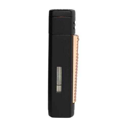 Xikar ION Double Jet Flame Lighter - Black & Rose Gold