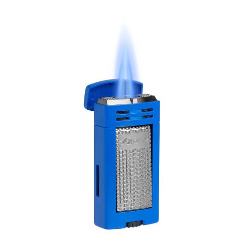 Xikar ION Double Jet Flame Lighter - Blue