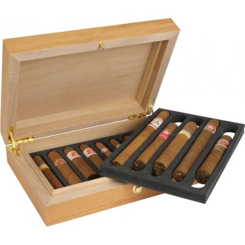 Adorini Travel Cedro Cigar Humidor - 10 Cigar Capacity (AD038)