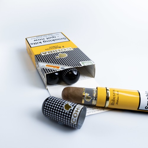 Cohiba Robustos Tubed Cigar - Pack of 3