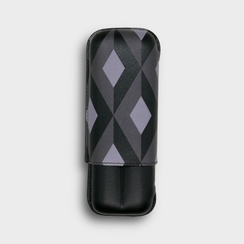 Recife Urbaine Black Dahlia Leather Cigar Case - 2 Cigar Capacity
