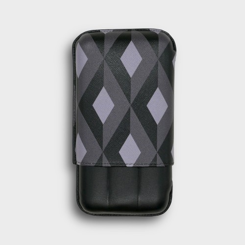 Recife Urbaine Black Dahlia Leather Cigar Case - 3 Cigar Capacity