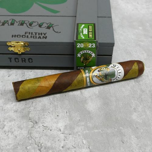 Alec Bradley Black Market Filthy Hooligan Barber Pole Toro Limited Edition 2023 Shamrock Cigar - 1 Single