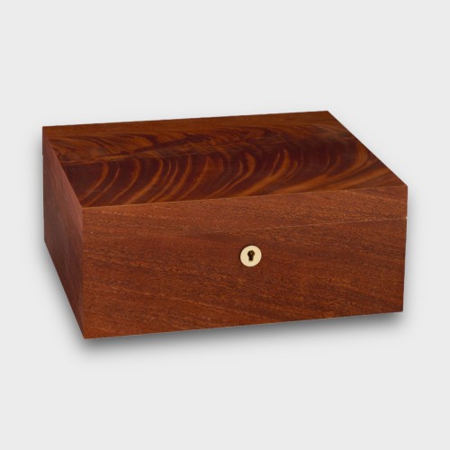 Adorini Siena Mahogany Medium Deluxe Cigar Humidor - 75 Cigar Capacity (ADO205)