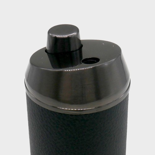 Adorini Edge Jet Flame Table Lighter - Black & Gun Metal (ADO206)