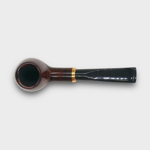 Aldo Morelli Fiorita Cherry 493 Smooth 9mm Filter Bent Fishtail Pipe (AMF192)