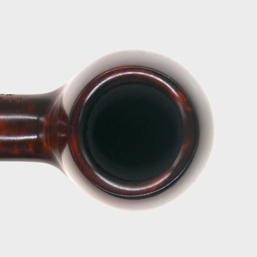 Aldo Morelli Fiorita Cherry 493 Smooth 9mm Filter Bent Fishtail Pipe (AMF192)