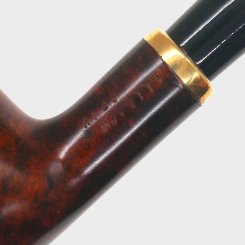 Aldo Morelli Fiorita Cherry 493 Smooth 9mm Filter Bent Fishtail Pipe (AMF192)