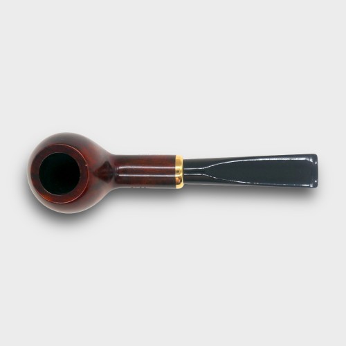Aldo Morelli Fiorita Cherry 495 Smooth 9mm Filter Bent Fishtail Pipe (AMF199)