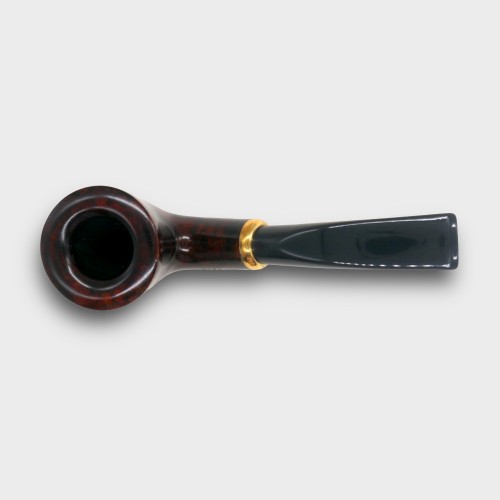 Aldo Morelli Fiorita Cherry 494 Smooth 9mm Filter Bent Fishtail Pipe (AMF200)