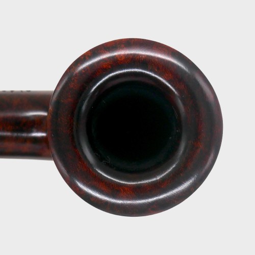 Aldo Morelli Fiorita Cherry 494 Smooth 9mm Filter Bent Fishtail Pipe (AMF200)