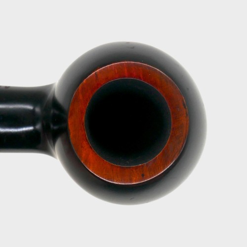 Aldo Morelli Fiorita Black 513 Smooth 9mm Filter Fishtail Pipe (AMF201)
