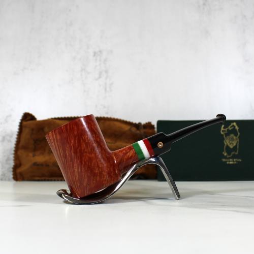 JANUARY SALE - Tommaso Spanu Briar F2 Tricolour Straight Fishtail Pipe (ART299)