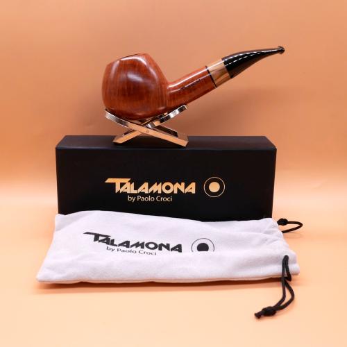Talamona Di Paolo Croci Elite Zebrano Band 9mm Fishtail Pipe (ART658)
