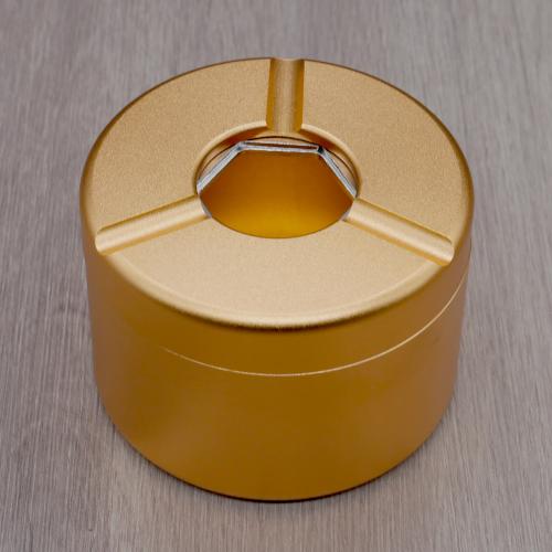 Angelo Aluminium Kaleidoscopic Top Ashtray - Gold