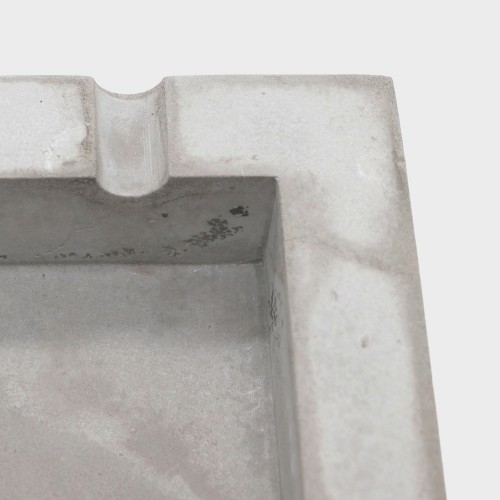 Angelo Cement Rectangle 4 Position Ashtray - Grey