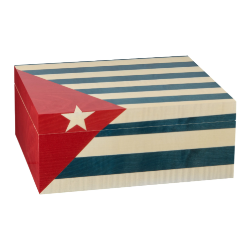 Adorini Cuba Te Amo Medium Deluxe Cigar Humidor - 75 Cigar Capacity (AD160)