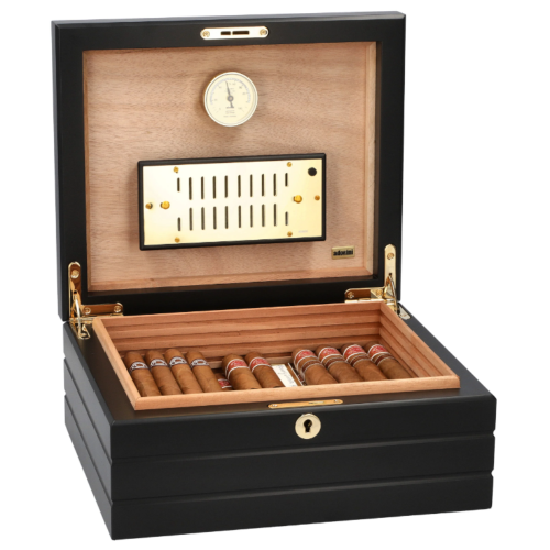Adorini Firenze Medium Deluxe Cigar Humidor - 75 Cigar Capacity (AD049)