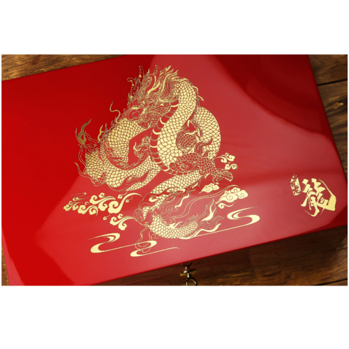 Adorini Year of the Dragon Grande Deluxe Cigar Humidor - 150 Cigar Capacity (ADO179)