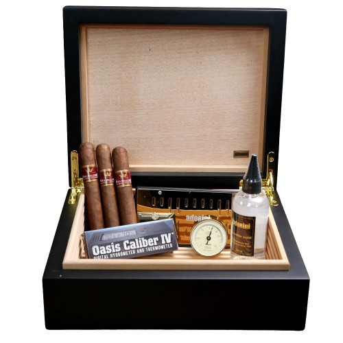 Adorini x Mitchellero Compendium Sampler - 4 Cigars, Humidor and Accessory
