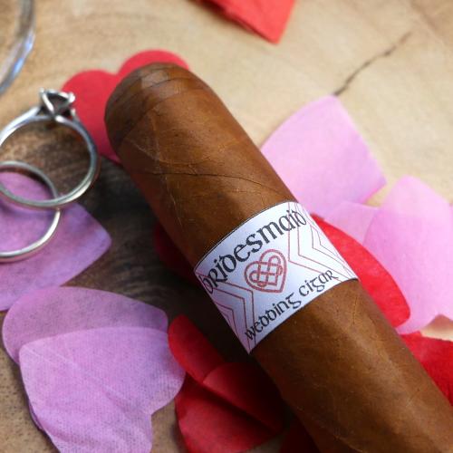 Wedding Cigar Band - BRIDESMAID - Multiple Red Celtic Knot Heart Design