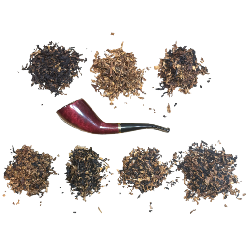 The Ultimate Ashton Pipe Tobacco Sampler - Indigo Pipe & 7 x 5g