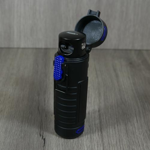 Atomic Outdoor Cross Arc Black Plasma Lighter In Case