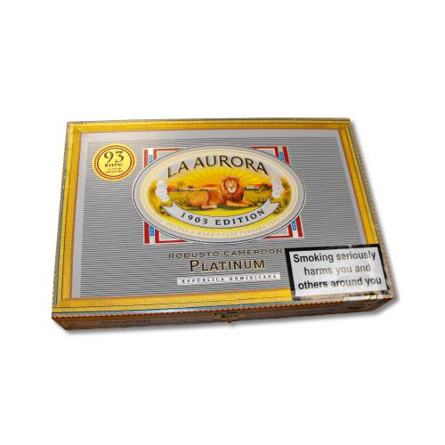 La Aurora Preferidos Robusto Cigars - Platinum - Box of 8