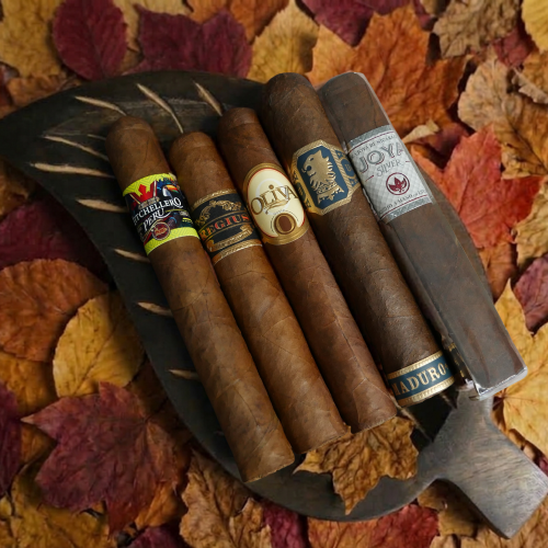 FLASH SALE - The Autumn Collection Cigar Sampler - 5 Cigars