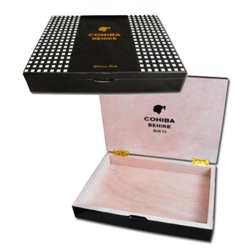 Empty Cohiba Behike Varnished Cigar Box - BHK 54
