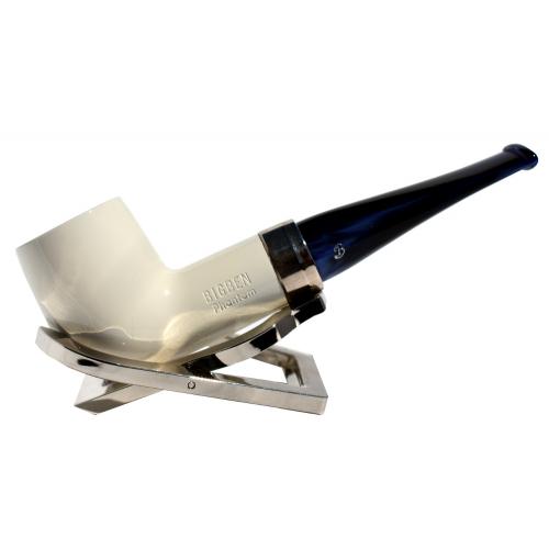 BigBen Phantom 410 White 9mm Filter Blue Stem Fishtail Pipe (BIG11)
