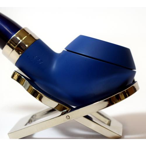 BigBen Phantom 427 Matte Blue Blue Stem 9mm Filter Fishtail Pipe (BIG42)