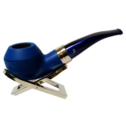 BigBen Phantom 427 Matte Blue Blue Stem 9mm Filter Fishtail Pipe (BIG42)