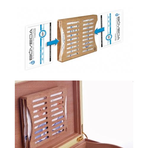 Boveda Wooden Packet Holder - Holds 2 Packs Vertical Stacked