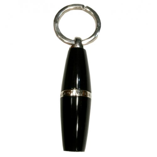 Dunhill White Spot Bullet Cigar Cutter Acrylic Black (End of Line)